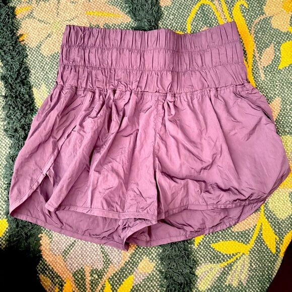 Free People Purple High Waisted Shorts Medium - Picture 1 of 2